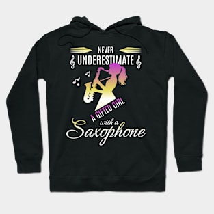 Saxophone Girl Hoodie